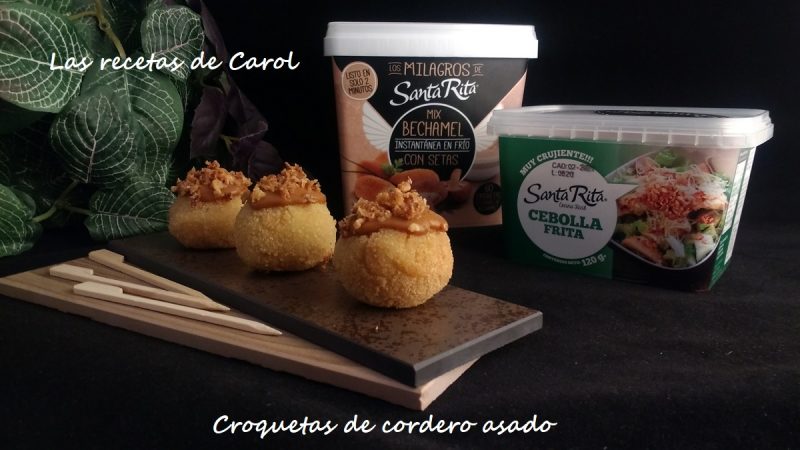 Croquetas de cordero asado