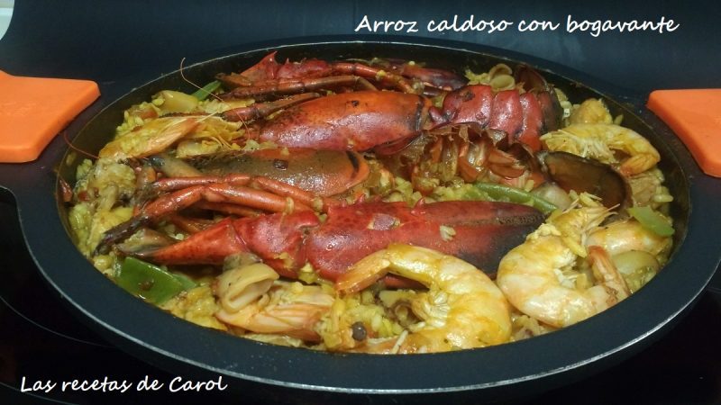 Arroz caldoso con bogavante