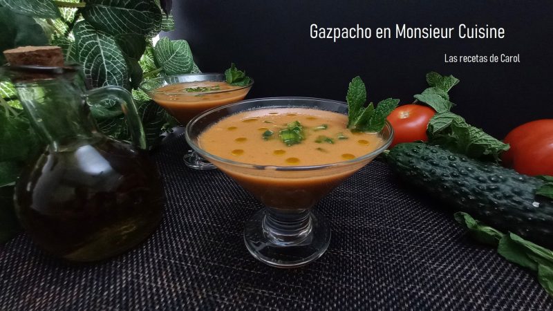 Gazpacho en Monsieur Cuisine